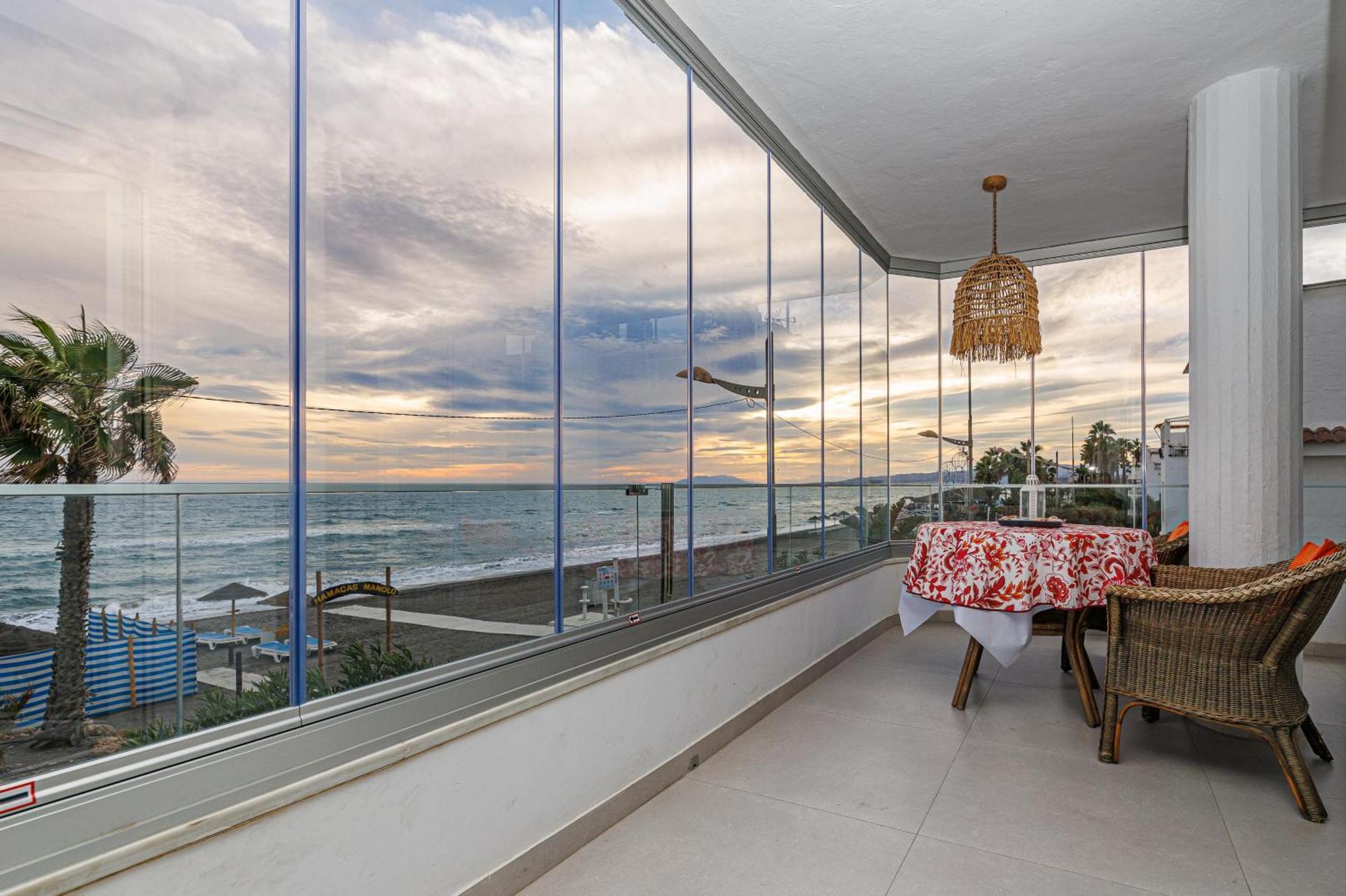 Laguna Beach Wohnung Mit Freiem Meerblick Torrox Buitenkant foto