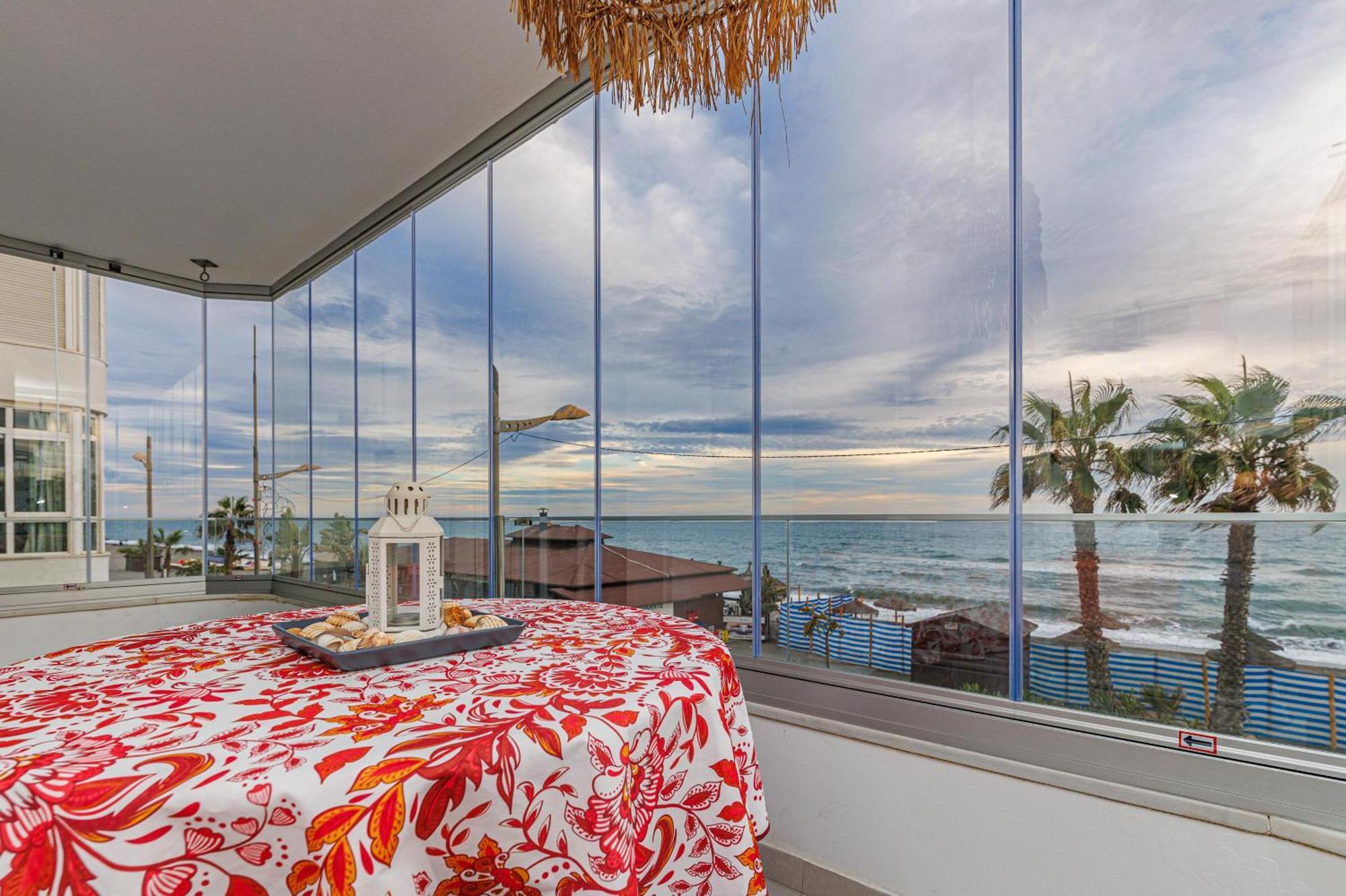 Laguna Beach Wohnung Mit Freiem Meerblick Torrox Buitenkant foto