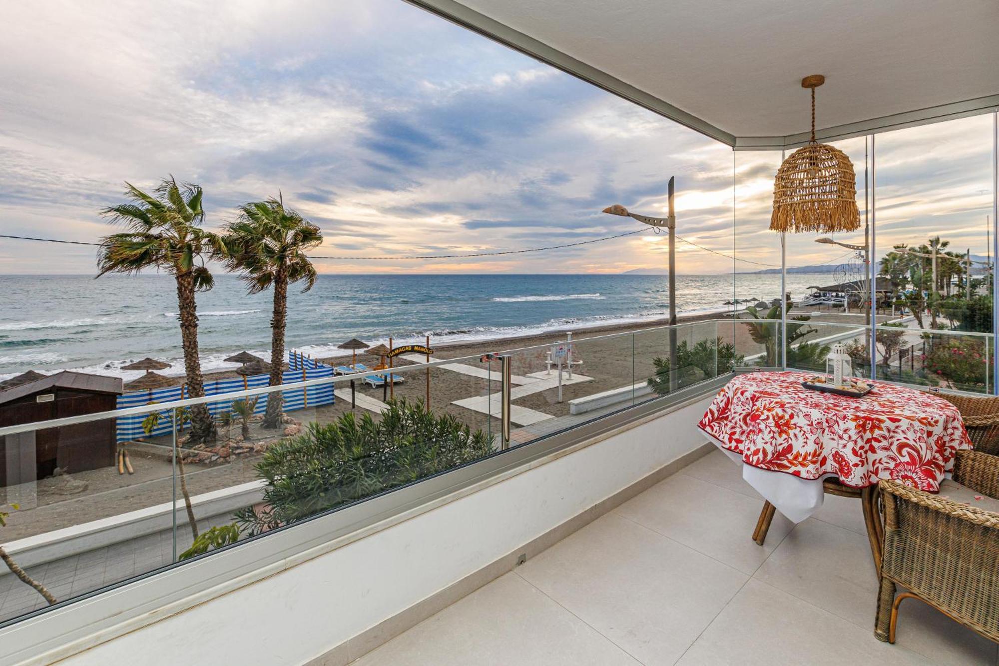 Laguna Beach Wohnung Mit Freiem Meerblick Torrox Buitenkant foto
